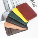 Customized ultra-thin card bag exquisite high-grade real cowhide small bank card holder multi-card ladies card holder card holder