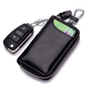 Men's key bag leather zipper key bag fashion multifunctional car key bag key bag