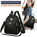 Fashion Backpack Lightweight College Student Schoolbag Casual Large Capacity Travel Backpack Oxford Cloth Double Back