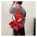 Small Spider Man plush cartoon backpack Boys and Girls cute ins peripheral mobile phone bag parent-child