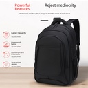 Men's Large Capacity Business Backpack Bag Cloth Korean Fashion Casual Men's Computer Bag Backpack Logo