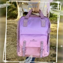 Donut Schoolbag Macaron Korean Style Casual Computer Backpack ins Travel Campus Student Backpack Women