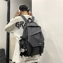 Schoolbag Men's ins Trendy College Student's Antique Backpack Trendy Brand Campus Backpack Women's Korean-style Simple All-match Travel