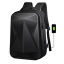 waterproof casual backpack large capacity ABS laptop bag usb men's backpack hard shell bag