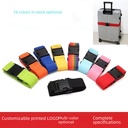 hot-selling one-word luggage belt suitcase binding belt lockless luggage strap exclusive
