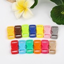 Fashion Candy Color Student Backpack Buckle Accessories Plastic Buckle Color Mini Pet Collar Safety Buckle Woven