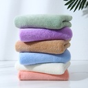Thickened Coral Fleece Small Towel Children Wash Face and Wipe Hand Absorbent Square Towel Cleaning Household Rag Gift Towel