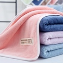 Coral fleece men and women thick adult face towel soft absorbent household non-cotton towel logo