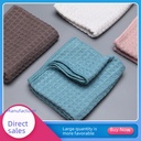 Jieni skin waffle towel cloth lint-free waffle fabric absorbent towel absorbent cloth tea towel