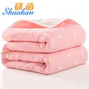 80*80 pure cotton six-layer gauze baby quilt soft born blanket blanket baby Four Seasons quilt