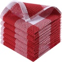 Cotton thickened absorbent waffle kitchen towel honeycomb kitchen rag solid color plaid square towel hand towel