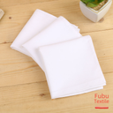 Cotton, polyester cotton white handkerchief tie-dyed small square cotton white handkerchief DIY graffiti can print logo