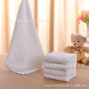 Microfiber hotel square towel soft absorbent disposable thick wet towel hotel white square towel small towel