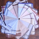 Old-fashioned classic pure cotton handkerchief for the elderly with a variety of mixed color men and women Weaving handkerchief factory direct supply