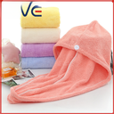 Dry Hair Cap Double-layer Women's Absorbent Towel Shampoo Ultra-fine Dimensional Thickened Shower Cap Strong Absorbent Solid Color