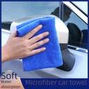 Factory microfiber absorbent car towel car wash towel cleaning towel square towel multifunctional car towel