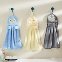 Hand towel hanging absorbent towel hand towel baby hand towel cute penguin duck skin-friendly soft children