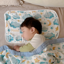 八层纱竹棉婴儿纱布枕巾 儿童枕头巾 新生儿宝宝云片枕 枕垫低枕