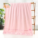 Microfiber 70*140 sanding lace thick absorbent large bath towel a gift spot