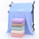 Coral fleece cut edge bath towel factory spot household absorbent bath large towel gift logo beach towel