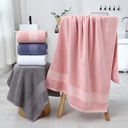 [Frosted bag] double-sided cotton bath towel factory 70*140cm thick cotton adult embroidery logo