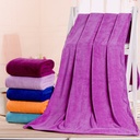 300g microfiber beauty salon bath towel absorbent foot picking ear massage bed sheet bed towel custom logo Gray