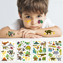 Children's animal dinosaur bronzing tattoo stickers unicorn mermaid laser tattoo stickers environmentally friendly colorful rainbow stickers