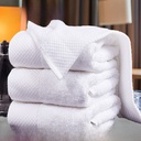 White towel cotton five-star hotel towel cotton thickened B & B embroidery bath white towel
