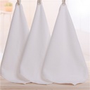 hotel White small square disposable soft absorbent napkin thickened microfiber square 30*30