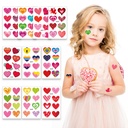 Children's Color Heart Tattoo Sticker Valentine's Day Mother's Day Face Sticker Heart Tattoo Sticker