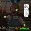 Children's Cute Easter Luminous Tattoo Sticker Rabbit Egg Waterproof Luminous Sticker Face Sticker Cartoon Sticker