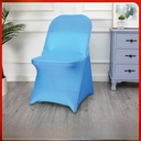 Thickened high elastic folding chair cover wedding hotel banquet all-inclusive stool cover hotel linen chair cover