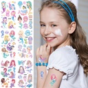 Children Watercolor Wind Mermaid Tattoo Sticker Glitter Unicorn glitter Waterproof Tattoo Sticker