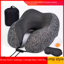 u-shaped Pillow Travel Pillow Magnetic Cloth Hump Headrest Storage Neck Pillow Memory Foam u-shaped Neck Pillow Pillow