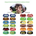 XD001 Football Tournament American Football Tattoo Sticker Face Sticker Flag Sticker Disposable Tattoo Sticker