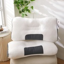 Daifa Light Luxury Knitted Cotton Spa Massage Pillow Honeycomb Partition Pillow Home Sleeping Single Neck Pillow