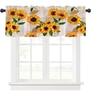 direct supply printing curtain head dining room kitchen living room hole-free curtain short curtain door curtain
