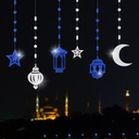 G393中东节日主题派对装饰星星月亮吊饰月节气氛布置拉花挂饰