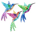 Hot Selling Iron Hummingbird Home Pendant Decorations Hardware Crafts Metal Products