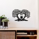 Love Tree metal wall decoration wall sticker art silhouette decorative painting home art silhouette wrought iron silhouette metal decoration