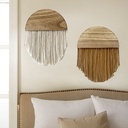 现代简约流苏壁毯波西米亚民宿客厅装饰手工制作半圆挂毯外贸货源