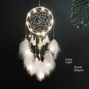 Girl's heart dream catcher finished product girl's decoration room bedroom small jewelry pendant girl's birthday