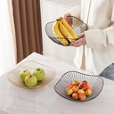 Nordic ins fruit basket iron simple storage basket creative living room decorations household candy snack fruit plate