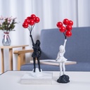 Banksy Balloon Girl living room decoration room decoration home porch desktop creative resin gift