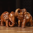 Chinese elephant ornaments a pair of living room hallway TV wine cabinet decorations business gifts factory crafts