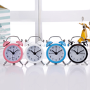 Cute fashion 1.5 inch student metal small alarm clock creative children bedside mini clock manufacturers