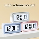 Factory Direct private model simple clock alarm clock Digital Display LCD lazy snooze mute backlight electronic clock gift