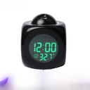 English voice Time Projection clock function creative bedroom lazy alarm clock personality electronic clock can be