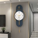 Wall Clock Light Luxury Fashion Simple Living Room Clock Personalized Creative Internet Celebrity Decorative Clock Wall Hanging Modern Home Hanging Watch