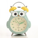 Big Bell simple creative snooze small alarm clock cartoon children's students with luminous simple silent bedside small alarm